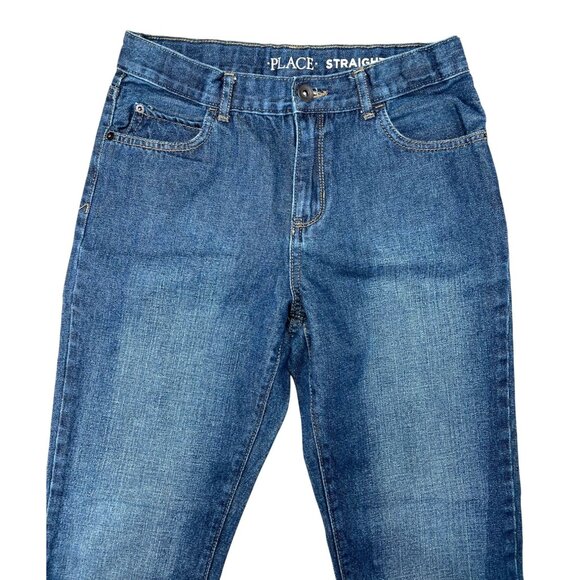 Bundle The Childrens Place Straight Fit Jeans 12H Blue Denim Boys Casual Wear - Picture 16 of 16
